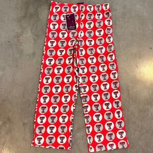 Red Oak Texas Tech Raiders College Football Pajama Pants sleepwear Youth Medium